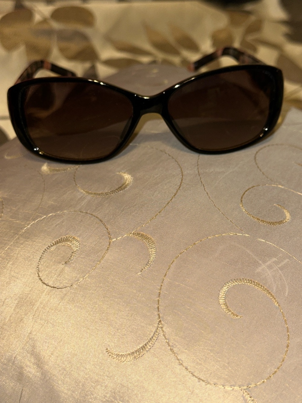 Jones New York Floral Print Rectangle Sunglasses